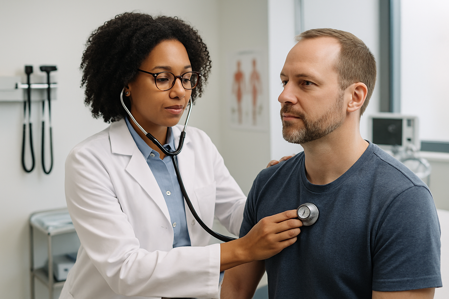 Patient in clinical setting