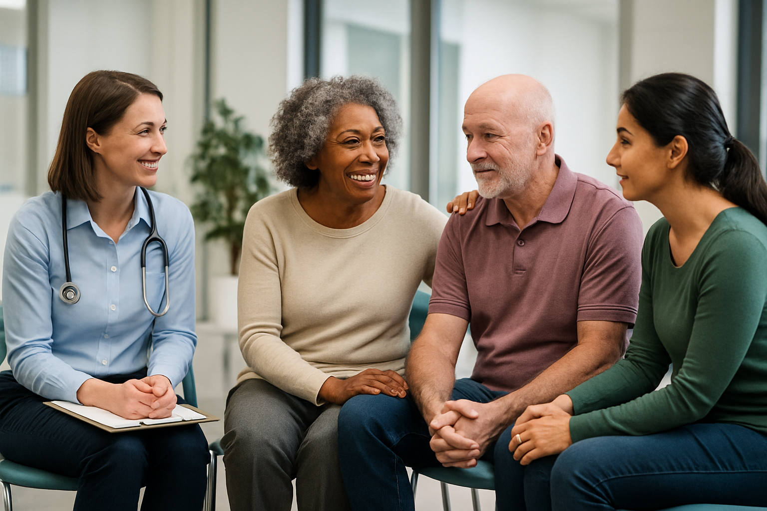 Patients receiving support